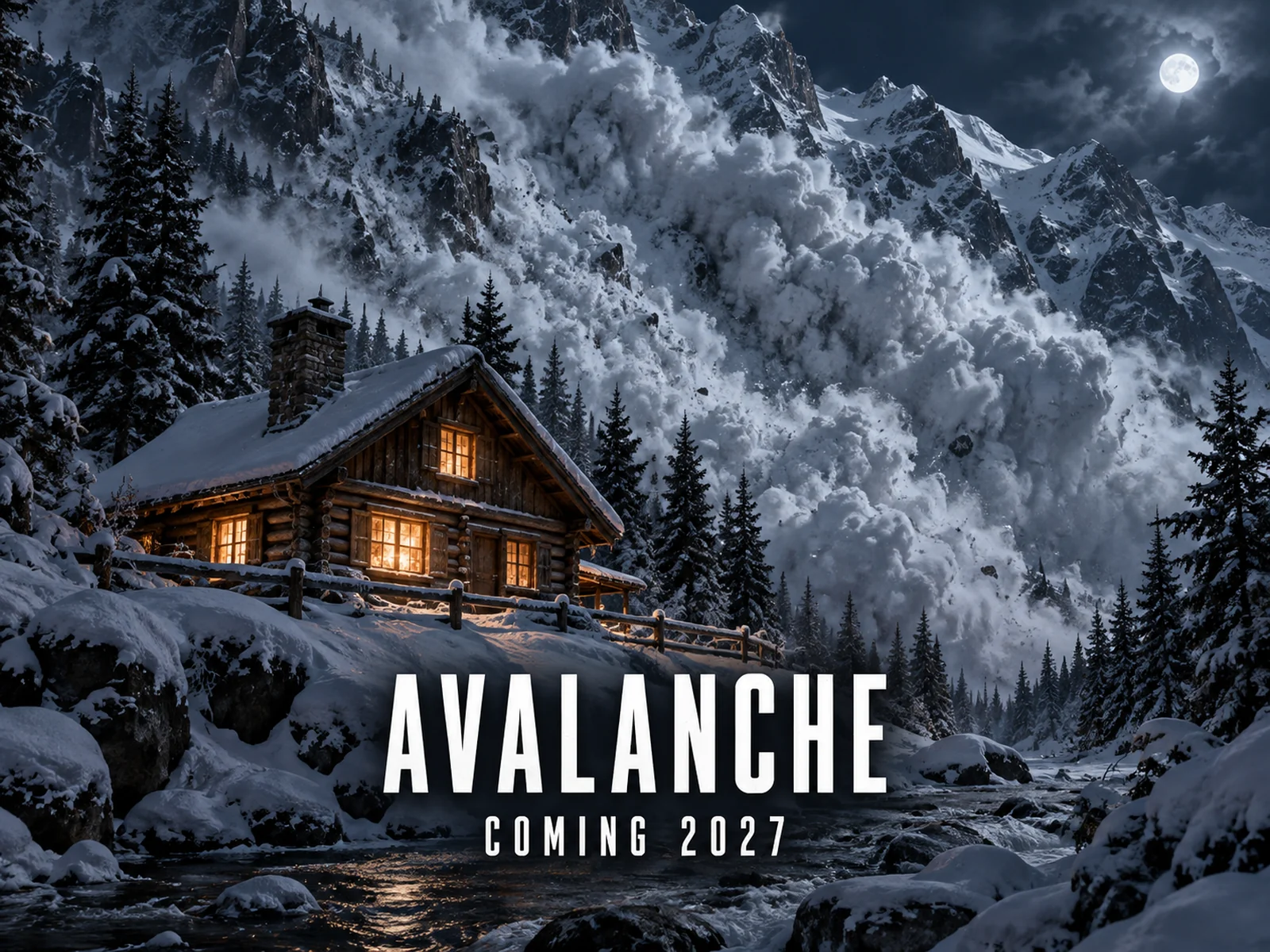 Avalanche escape room: a log cabin in a snowstorm, coming in 2027